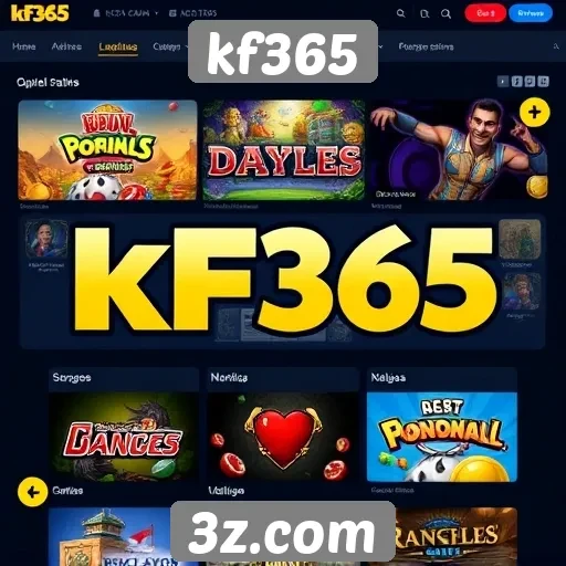 kf365 oferece diversidade de jogos para diferentes perfis de jogadores